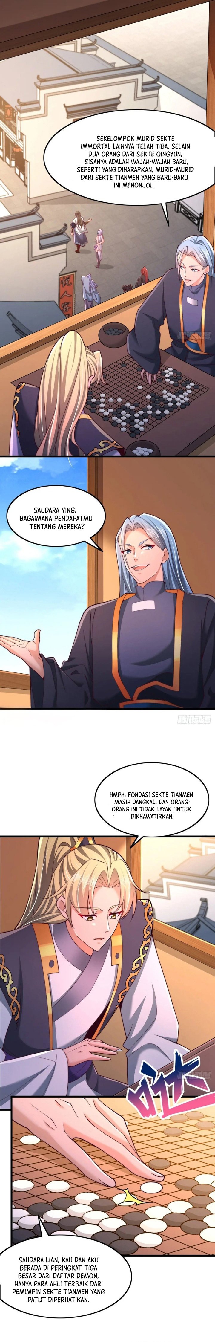 After Confessing My Love to the Beautiful Sect Leader, I Become Invincible? Chapter 25 Bahasa Indonesia