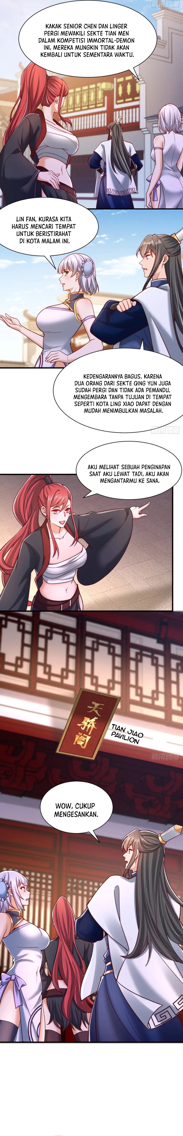 After Confessing My Love to the Beautiful Sect Leader, I Become Invincible? Chapter 25 Bahasa Indonesia