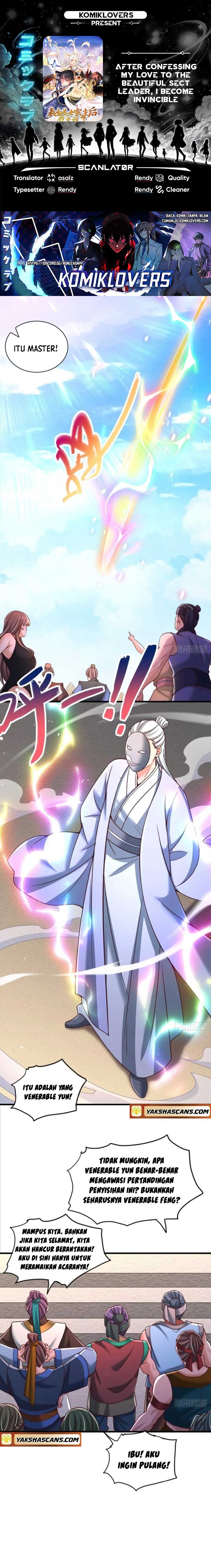 After Confessing My Love to the Beautiful Sect Leader, I Become Invincible? Chapter 29 Bahasa Indonesia