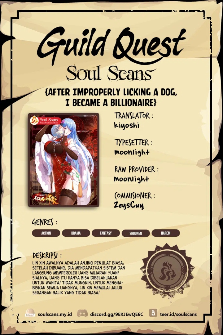 After Improperly Licking a Dog, I Became a Billionaire chapter 214