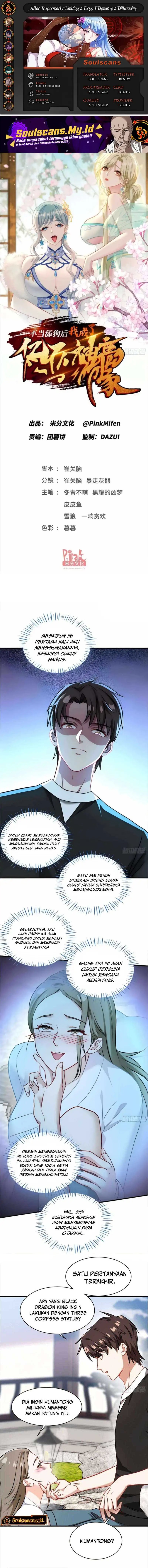 After Improperly Licking a Dog, I Became a Billionaire Chapter 258 Bahasa Indonesia