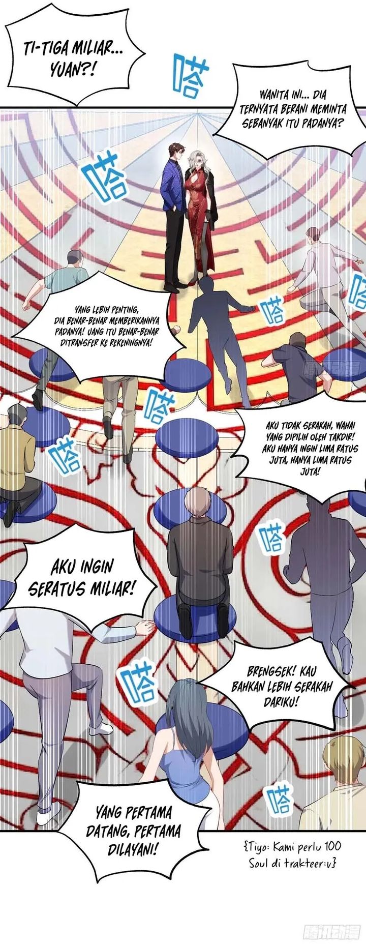 After Improperly Licking a Dog, I Became a Billionaire Chapter 261 Bahasa Indonesia