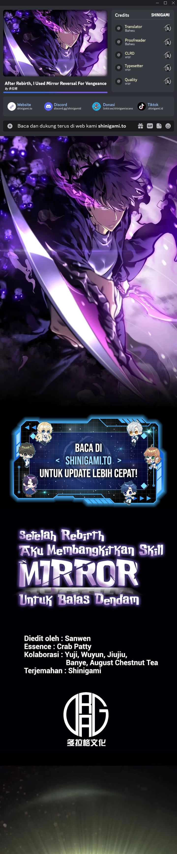 After Rebirth, I Used Mirror Reversal For Vengeance Chapter 31 Bahasa Indonesia
