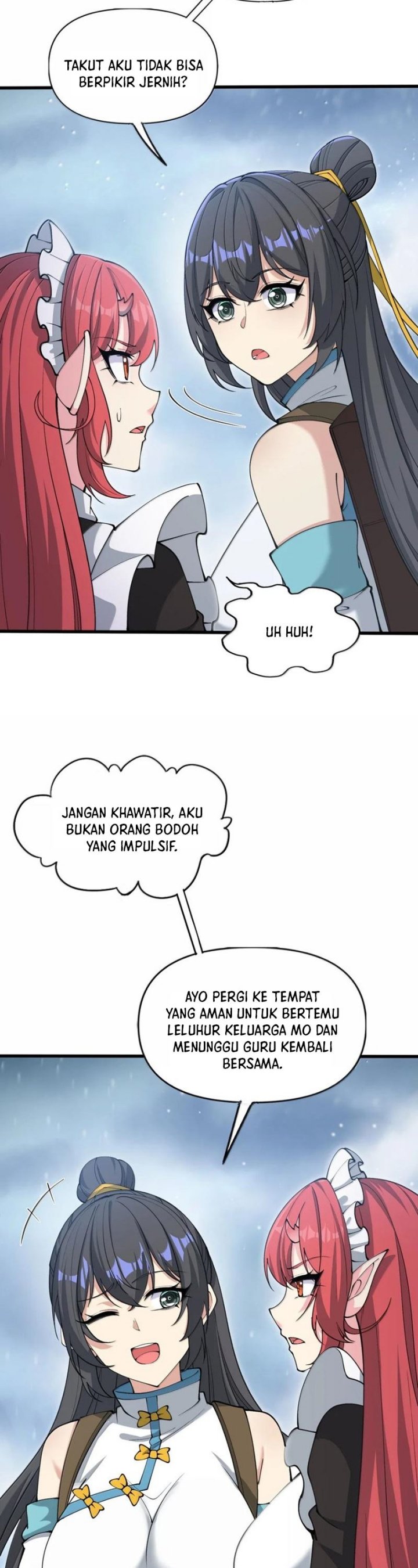 After Ten Years of Chopping Wood, Immortals Begged To Become My Disciples Chapter 105 Bahasa Indonesia