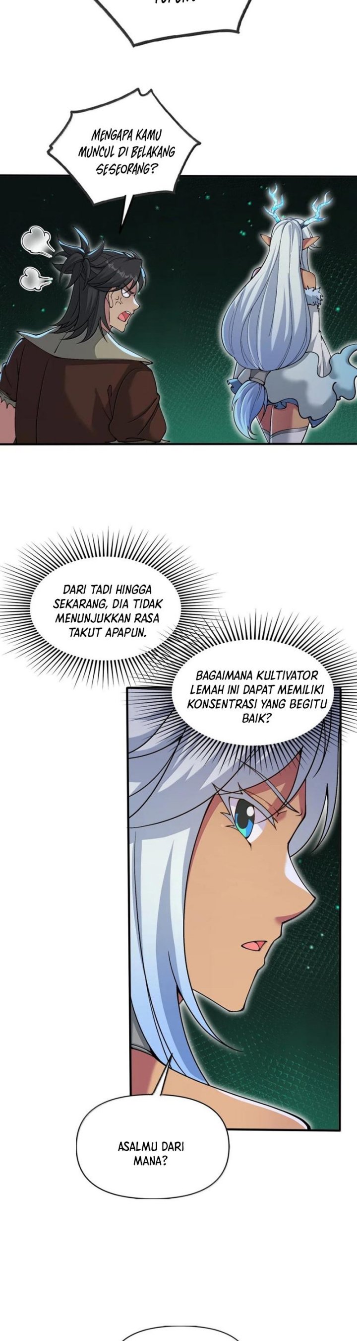 After Ten Years of Chopping Wood, Immortals Begged To Become My Disciples Chapter 105 Bahasa Indonesia