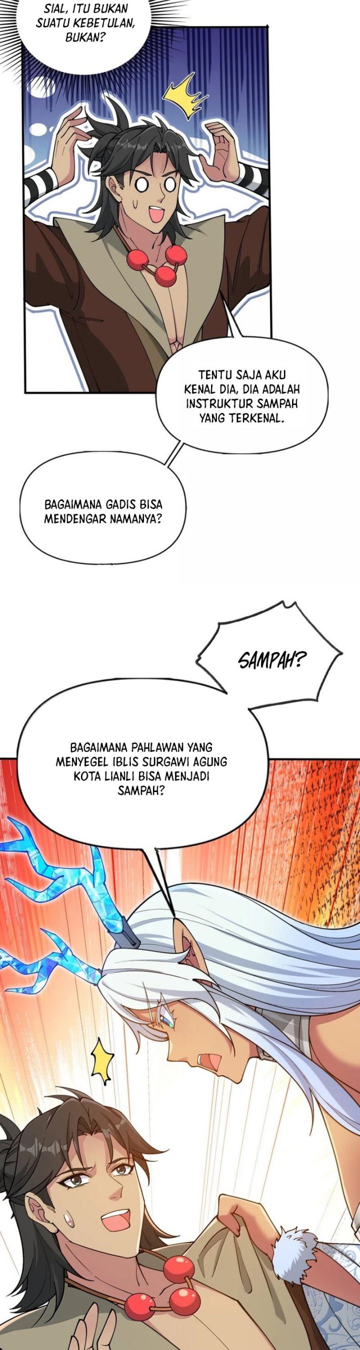 After Ten Years of Chopping Wood, Immortals Begged To Become My Disciples Chapter 105 Bahasa Indonesia