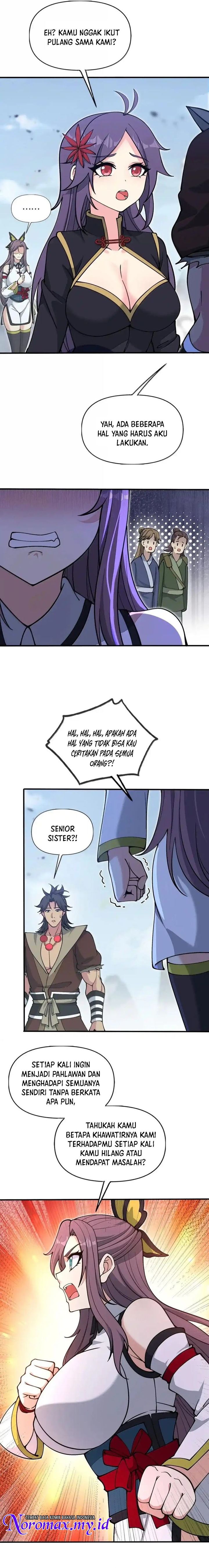 After Ten Years of Chopping Wood, Immortals Begged To Become My Disciples Chapter 110 Bahasa Indonesia