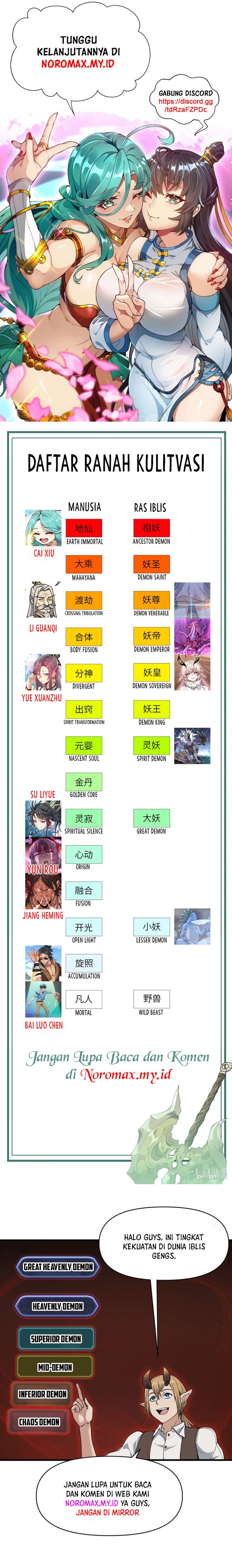 After Ten Years of Chopping Wood, Immortals Begged To Become My Disciples Chapter 110 Bahasa Indonesia