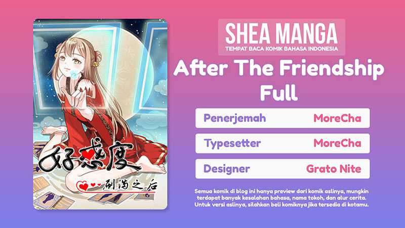 After The Friendship Full (100% Cleared Harem Route / Make The Level Up To Max) chapter 11