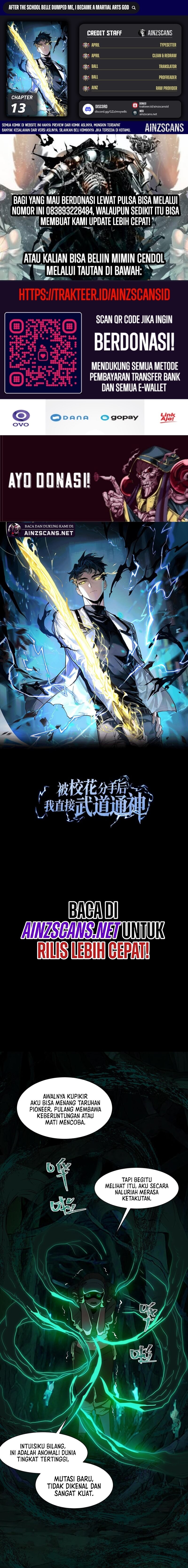After the High School Goddess Dumped Me I Became a Martial Arts God (After breaking up with the school beauty) chapter 13
