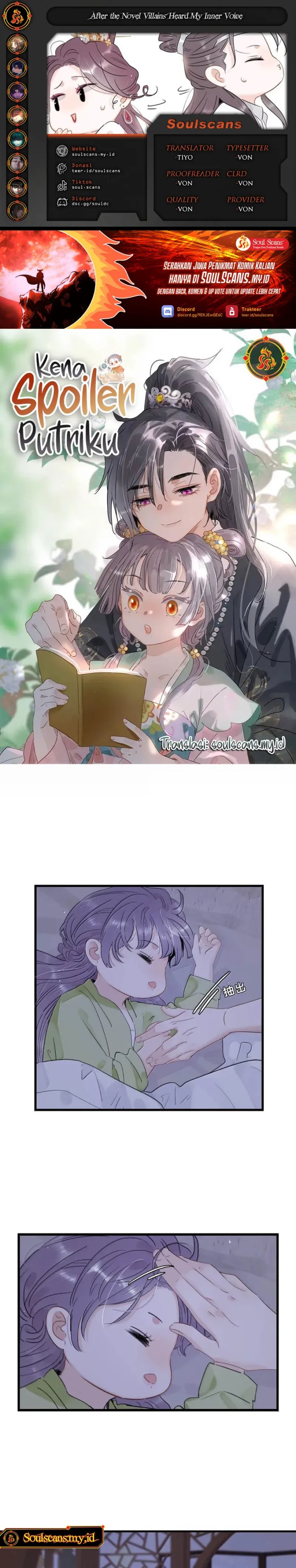 After the Novel Villains Heard My Inner Voice Chapter 30 Bahasa Indonesia