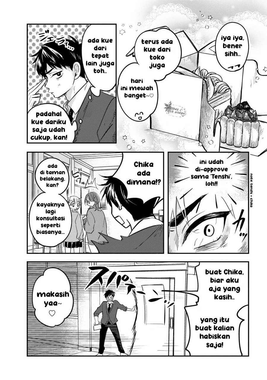 Aisare Tenshi na Classmate ga, Ore ni Dake Itazura ni Hohoemu Chapter 05 Bahasa Indonesia