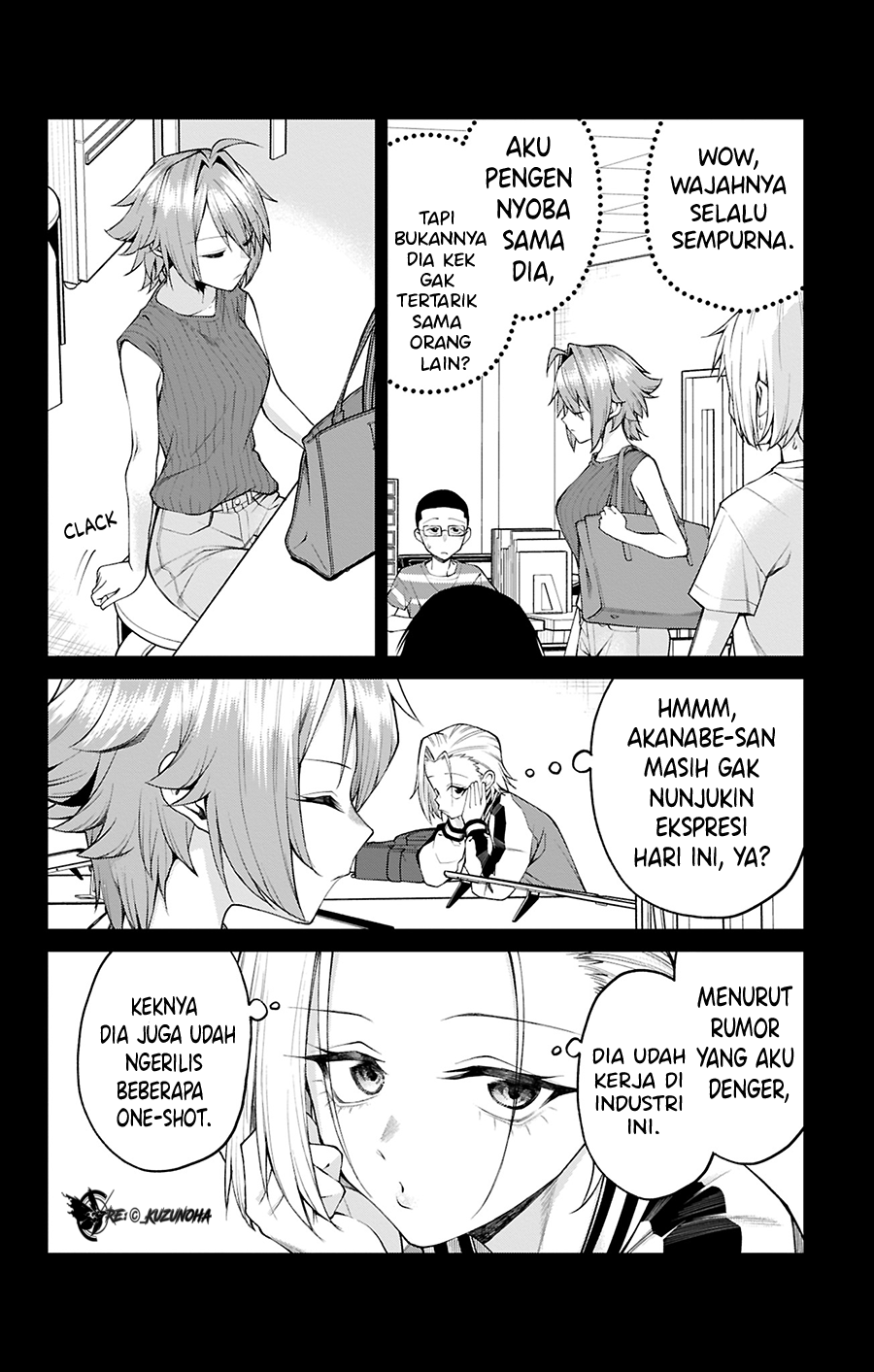Akanabe-sensei wa Tereshirazu (Akanabe-sensei Doesn’t Know about Embarrassment) Chapter 32 Bahasa Indonesia