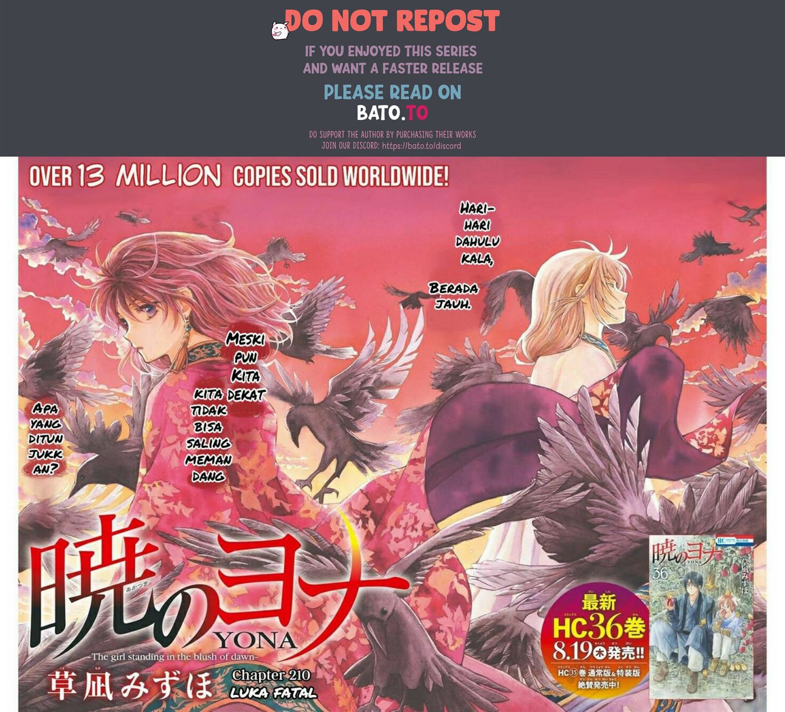 Akatsuki no Yona Chapter 210 Bahasa Indonesia