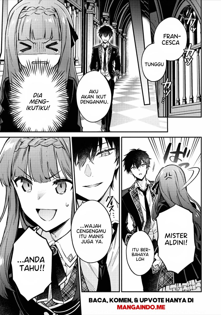 Akutou Ikka no Mana Musume, Tensei Saki mo Otome Game no Gokudou Reijou deshita Chapter 03 Bahasa Indonesia