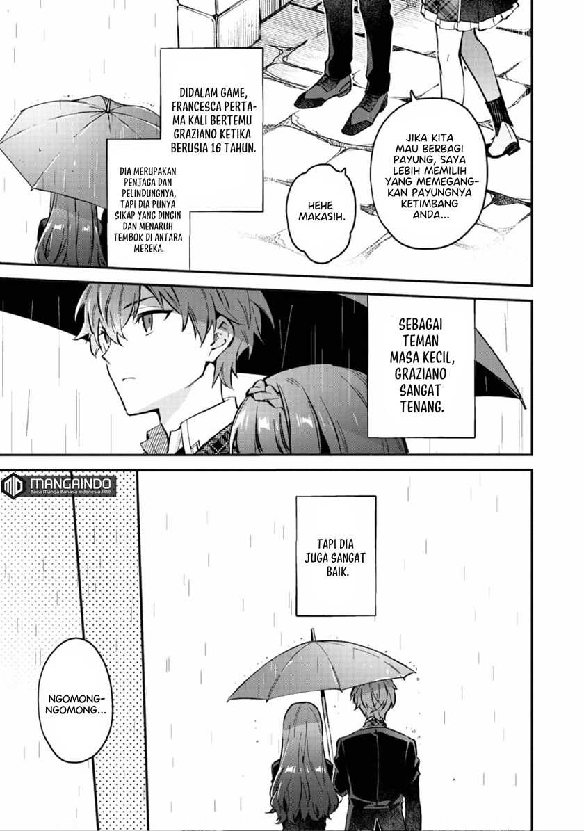 Akutou Ikka no Mana Musume, Tensei Saki mo Otome Game no Gokudou Reijou deshita Chapter 03 Bahasa Indonesia