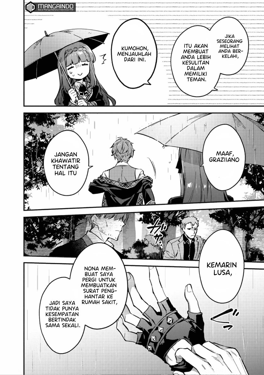 Akutou Ikka no Mana Musume, Tensei Saki mo Otome Game no Gokudou Reijou deshita Chapter 03 Bahasa Indonesia