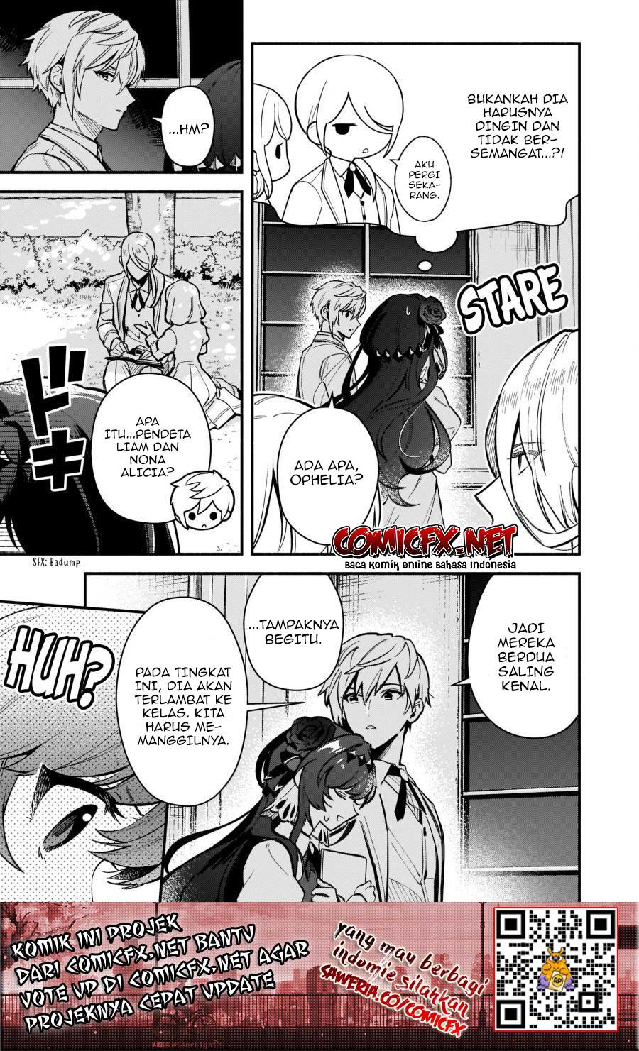 Akuyaku Reijou Route ga Nai Nante, Dare ga Itta no? Chapter 07.2 Bahasa Indonesia