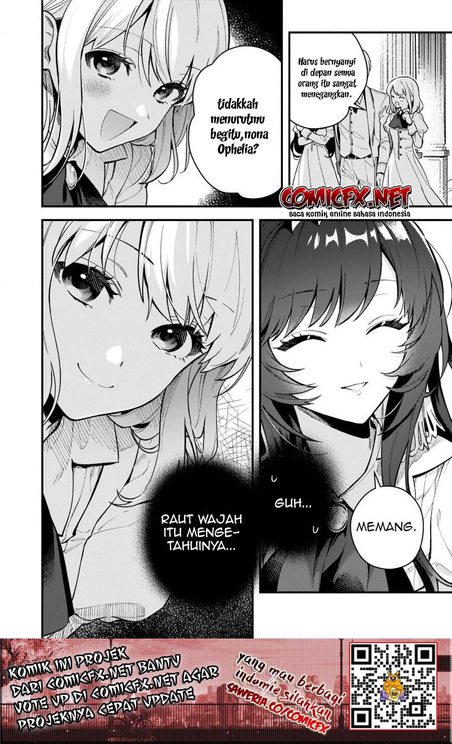 Akuyaku Reijou Route ga Nai Nante, Dare ga Itta no? Chapter 07.2 Bahasa Indonesia