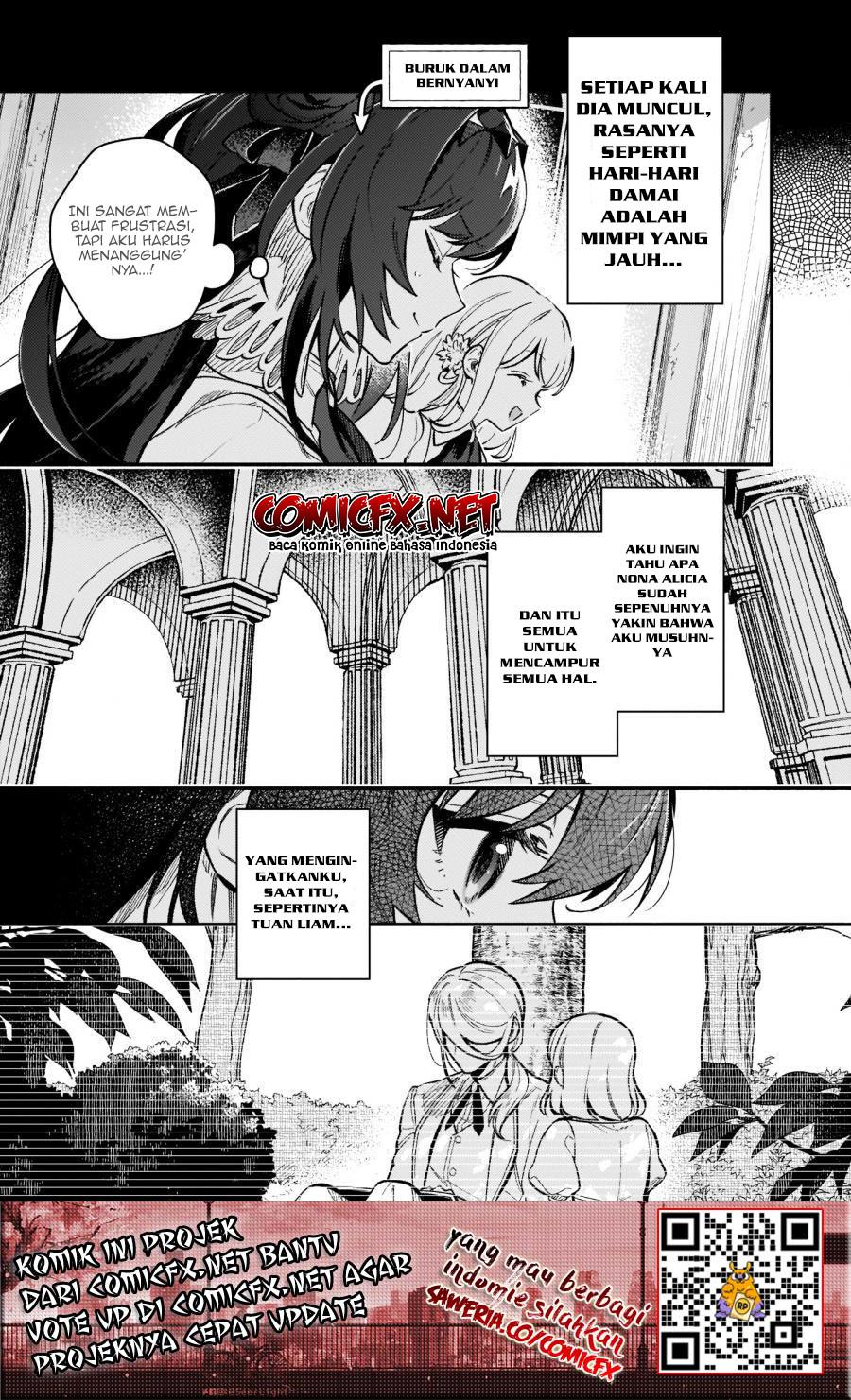Akuyaku Reijou Route ga Nai Nante, Dare ga Itta no? Chapter 07.2 Bahasa Indonesia