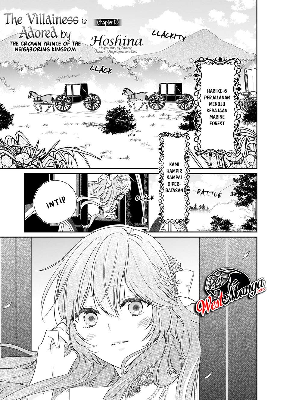 Akuyaku Reijou wa Ringoku no Outaishi ni Dekiai Sareru chapter 13