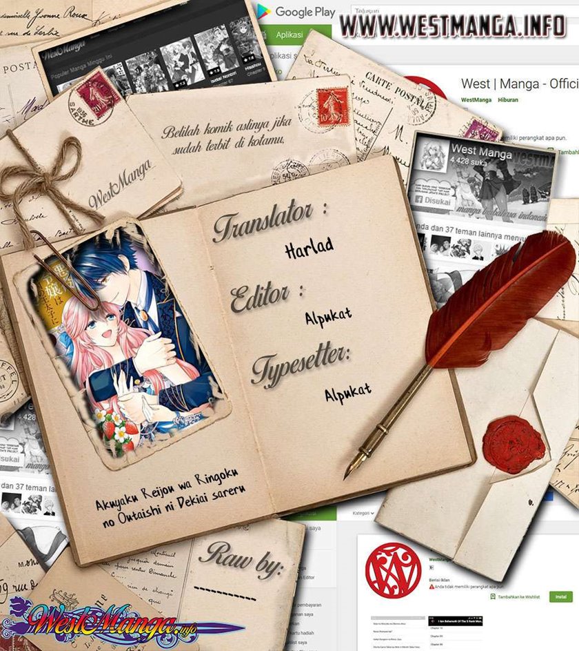 Akuyaku Reijou wa Ringoku no Outaishi ni Dekiai Sareru Chapter 24 Bahasa Indonesia