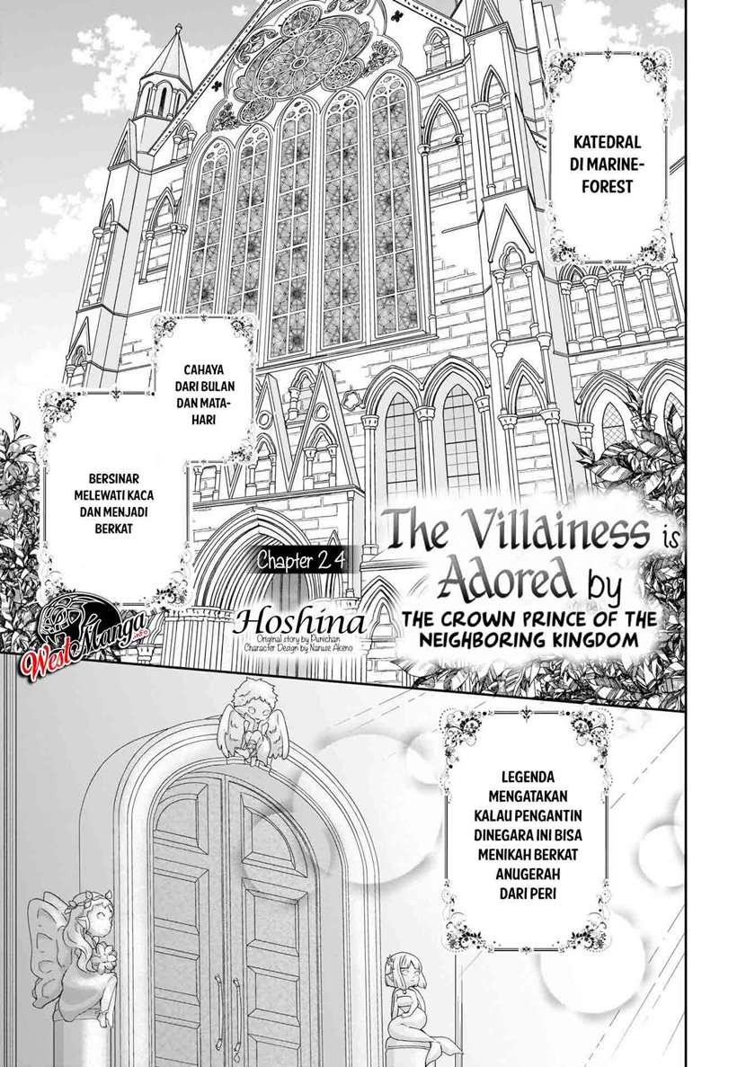 Akuyaku Reijou wa Ringoku no Outaishi ni Dekiai Sareru Chapter 24 Bahasa Indonesia