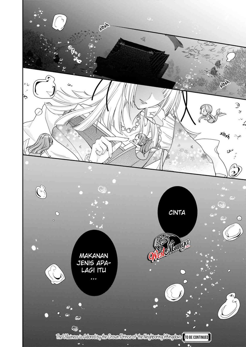 Akuyaku Reijou wa Ringoku no Outaishi ni Dekiai Sareru Chapter 24 Bahasa Indonesia