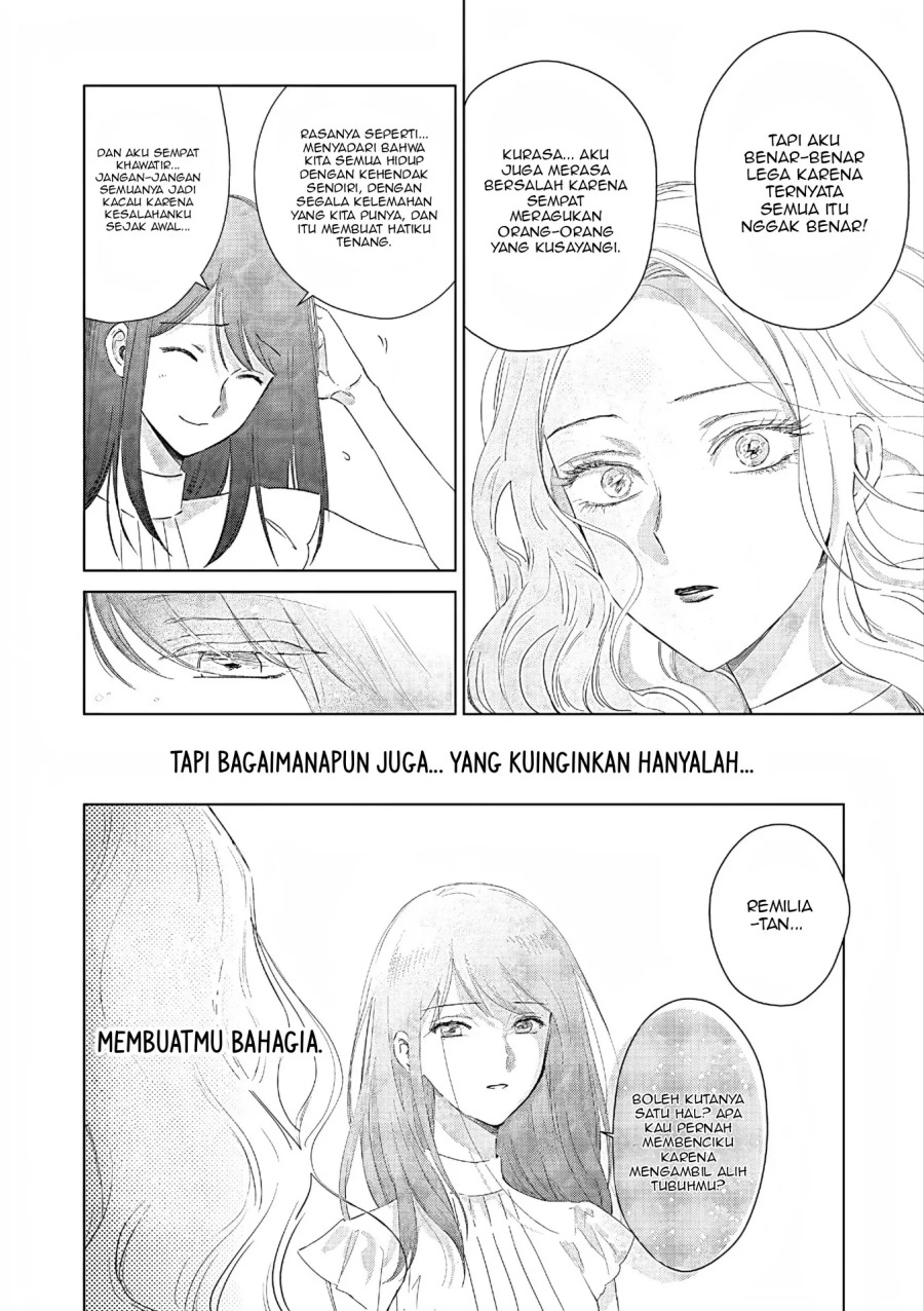 Akuyaku Reijou no Naka no Hito (The One Within the Villainess) Chapter 28 Bahasa Indonesia