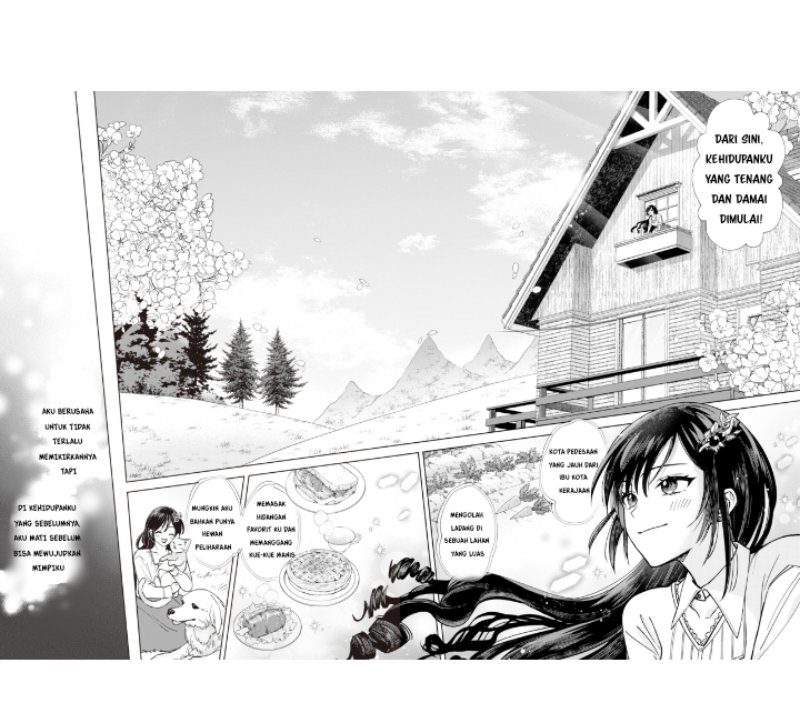 Akuyaku Reijou wa Slow Life o Enjoy Shitai!: Yatto Kon’yaku Hakisareta no ni, Daini Ouji ga Meccha Stalker Shitekurun desu kedo chapter 1