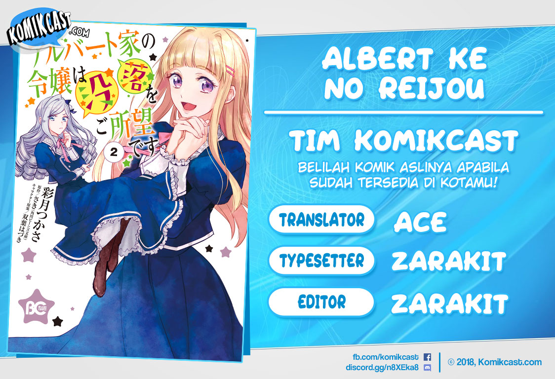 Albert Ke no Reijou wa Botsuraku wo go Shomou desu Chapter 06 Bahasa Indonesia