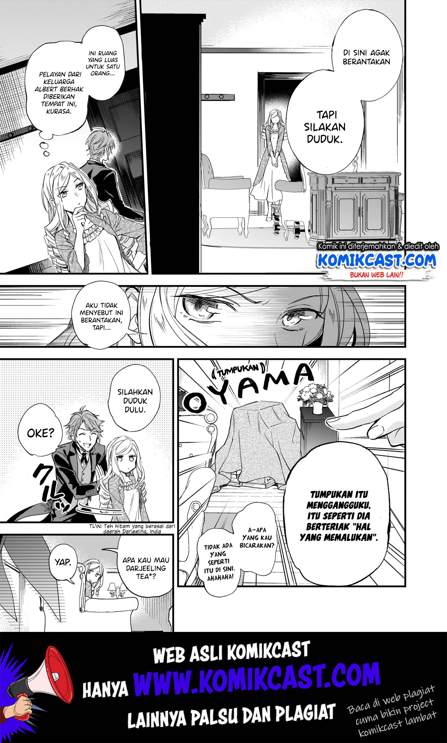 Albert Ke no Reijou wa Botsuraku wo go Shomou desu Chapter 06 Bahasa Indonesia