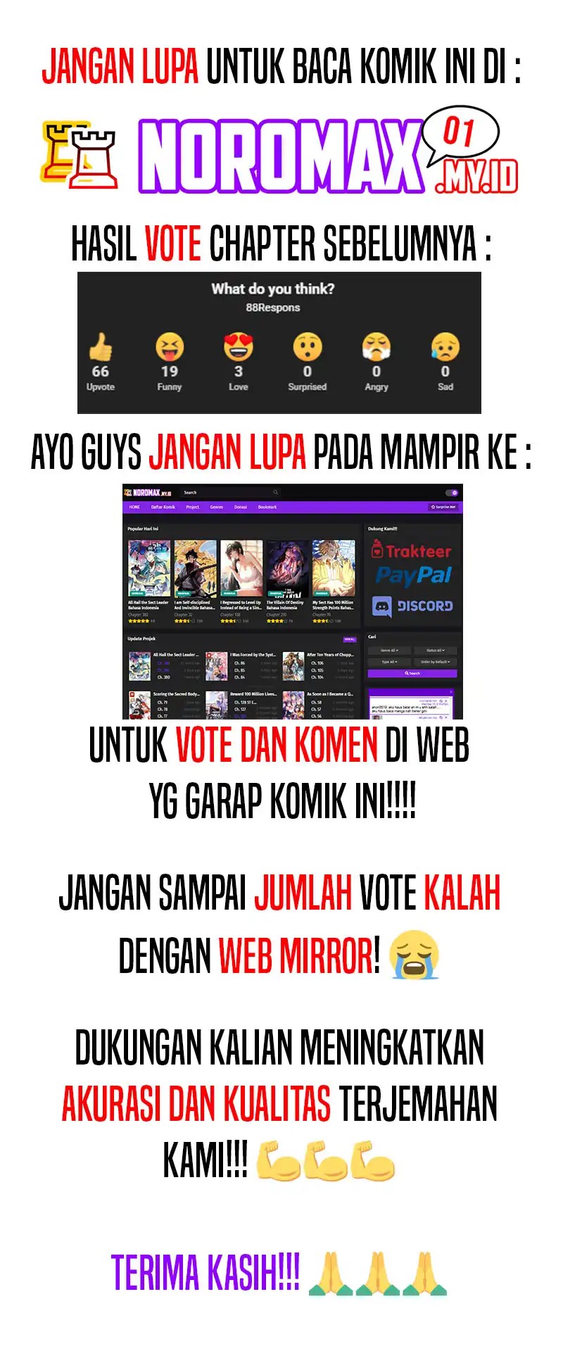 All Hail the Sect Leader Chapter 480 Bahasa Indonesia