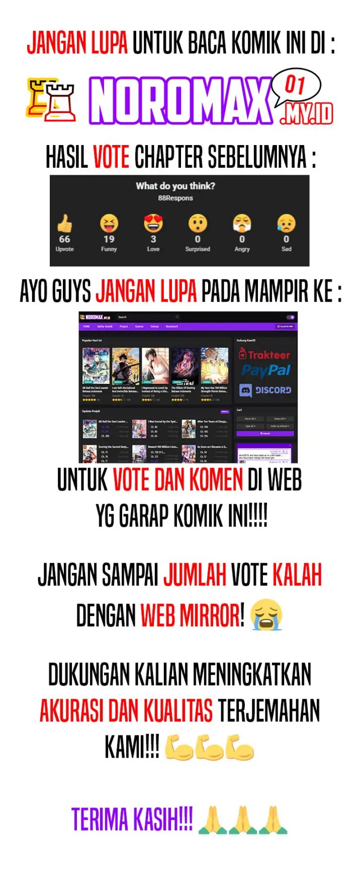 All Hail the Sect Leader Chapter 481 Bahasa Indonesia