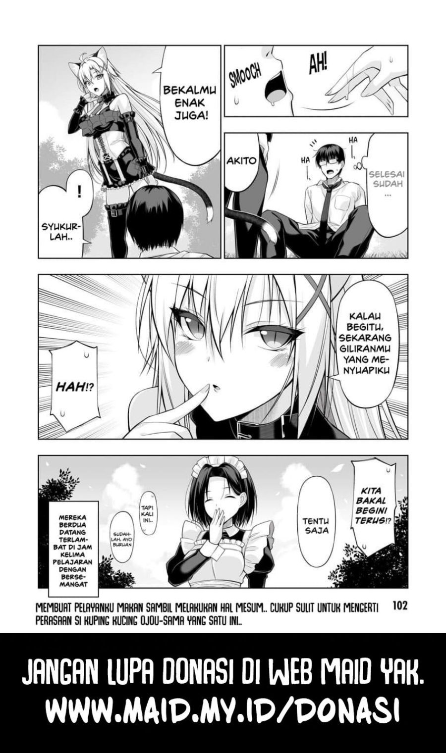 Anata wa Watashi no Geboku desu – Neko to Geboku no Himitsu no Kankei Chapter 03 Bahasa Indonesia