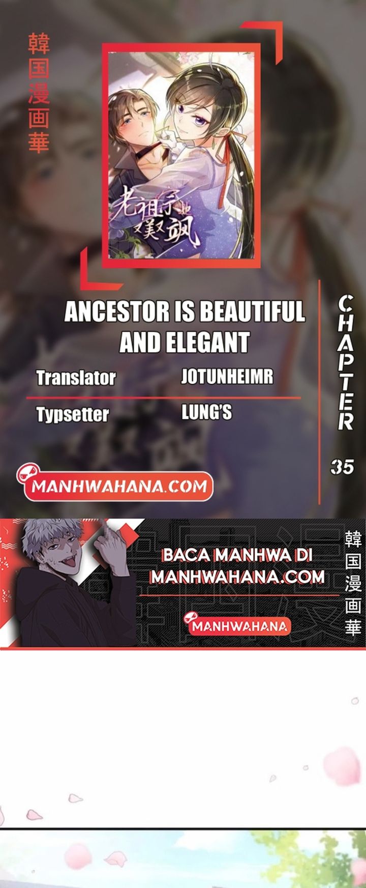 Ancestor is Beautiful and Elegant Chapter 35 Bahasa Indonesia