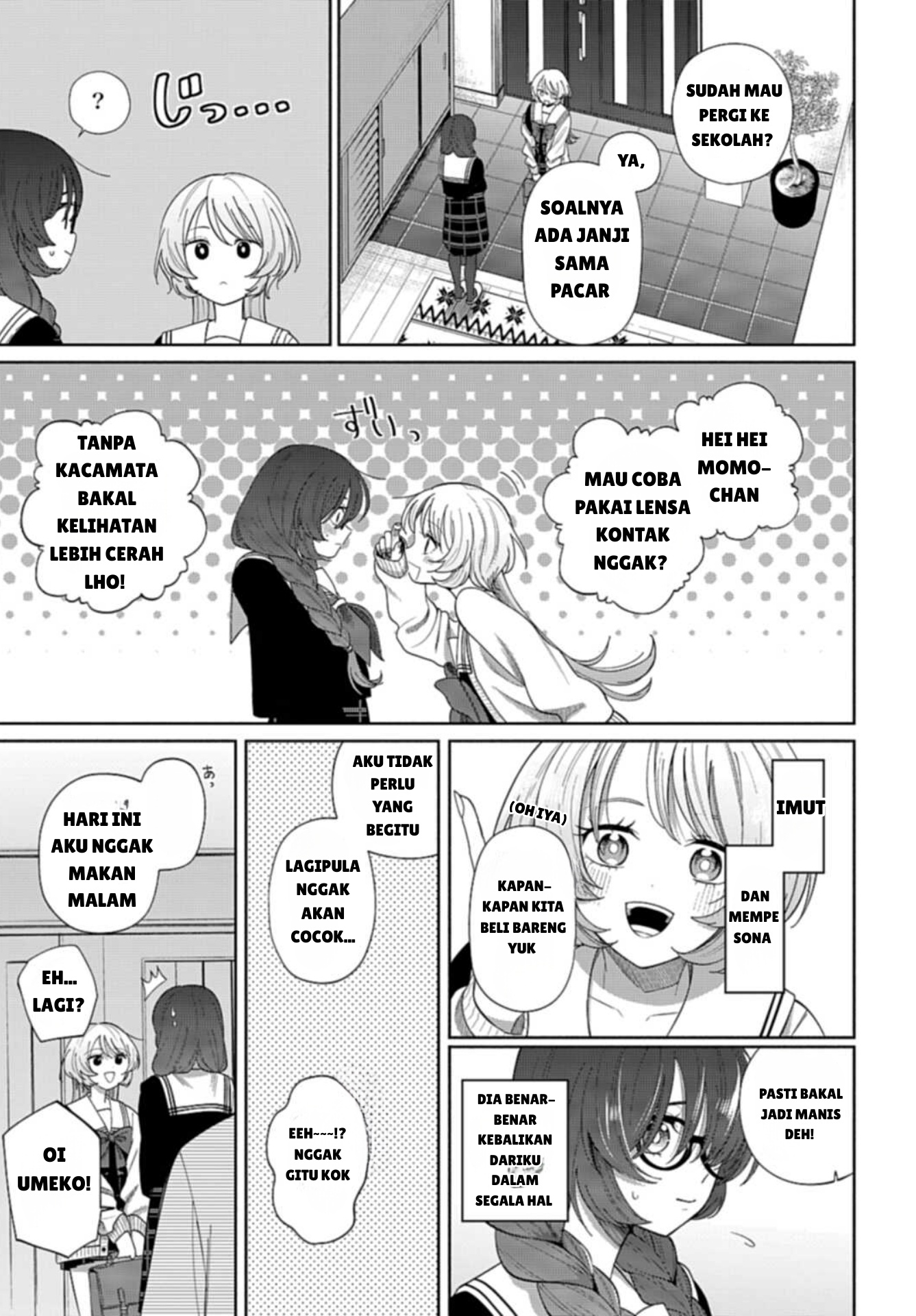 Ani ni Koisuru Watashitachi Chapter 01 Bahasa Indonesia