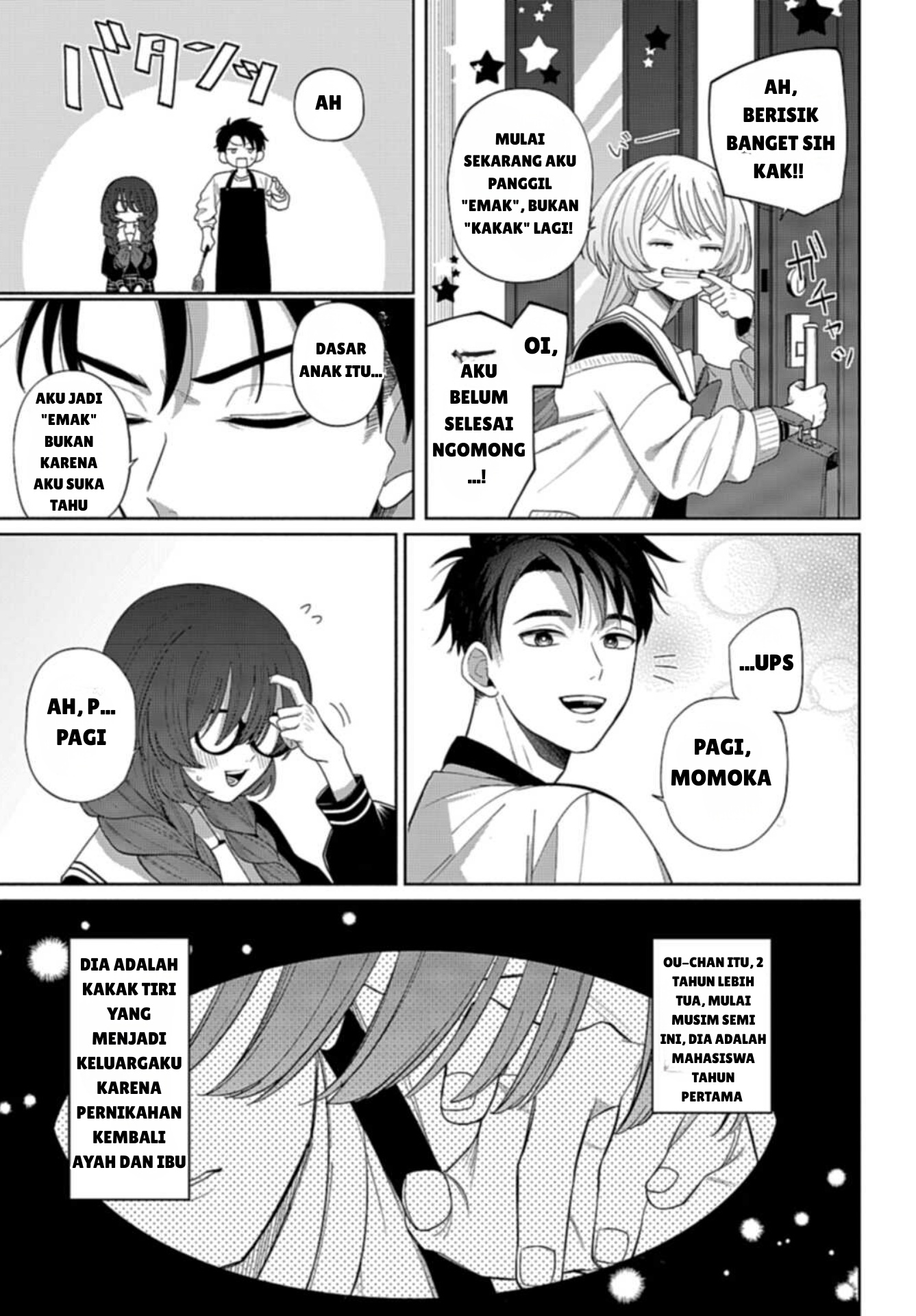 Ani ni Koisuru Watashitachi Chapter 01 Bahasa Indonesia