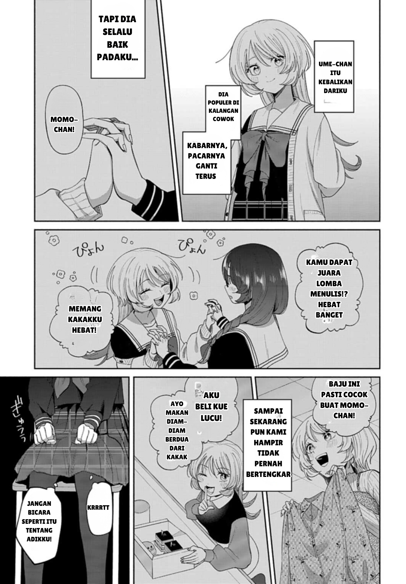 Ani ni Koisuru Watashitachi Chapter 01 Bahasa Indonesia