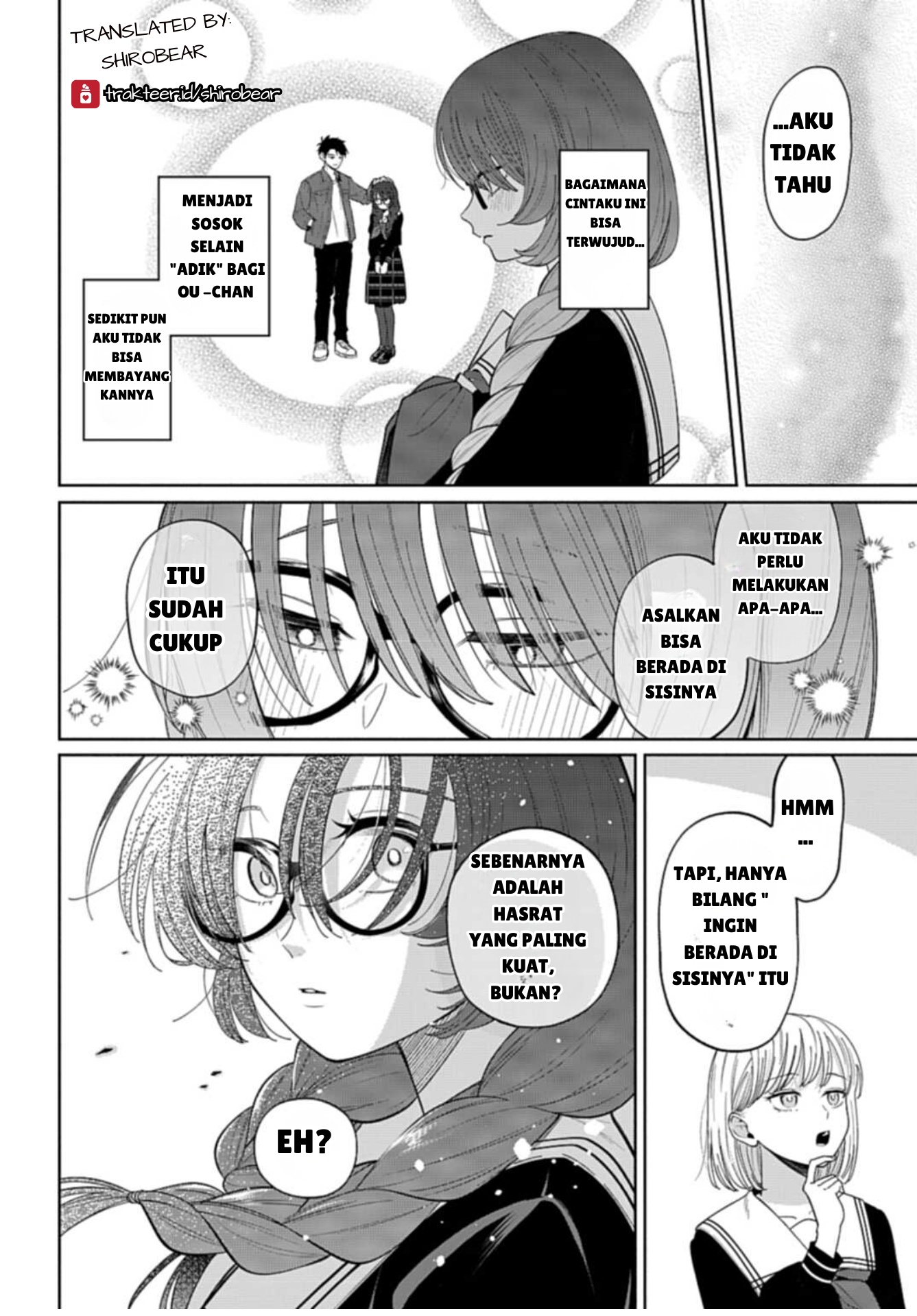 Ani ni Koisuru Watashitachi Chapter 01 Bahasa Indonesia