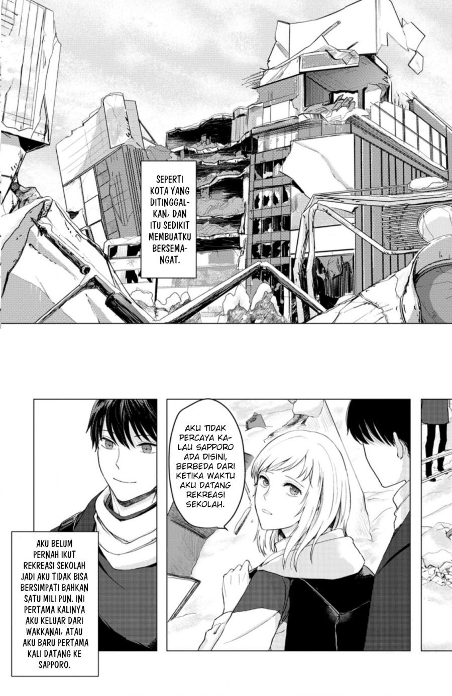 Ano Hi Chikyuu ni Dungeon ga Shutsugen Shita Chapter 07.2 Bahasa Indonesia