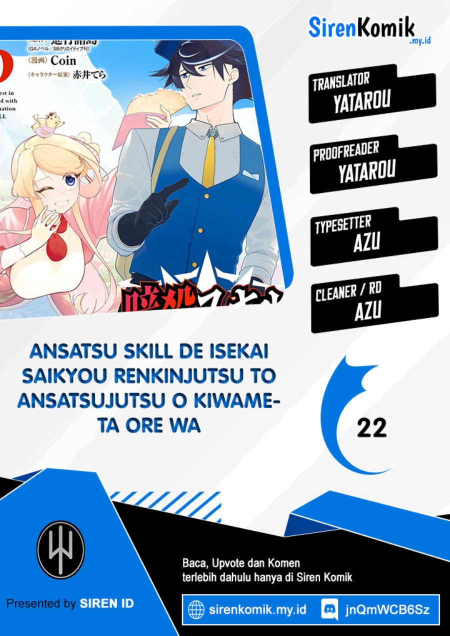 Ansatsu Skill de Isekai Saikyou Chapter 22 Bahasa Indonesia