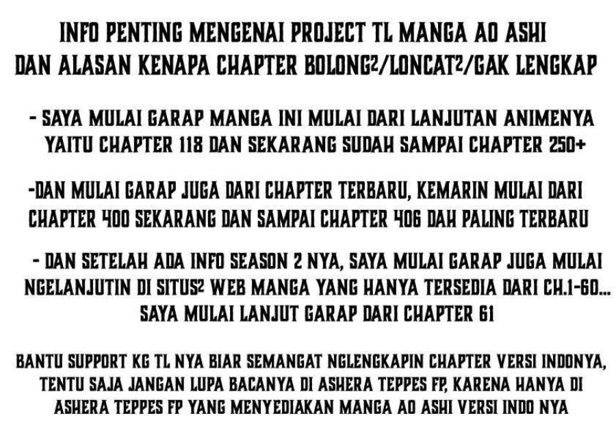 Ao Ashi Chapter 62 Bahasa Indonesia