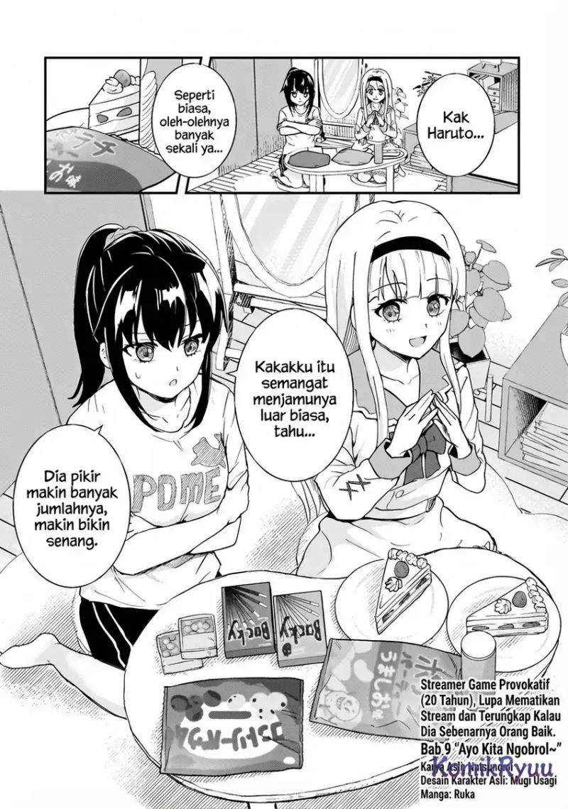 Aorikei Game Haishinsha (20-sai), Haishin no Kiri Wasure ni Yori Ii Hito Bare Suru. chapter 9