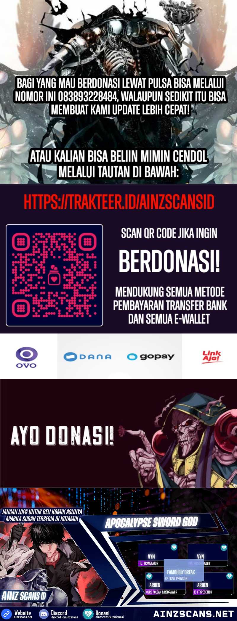 Apocalypse Sword God Chapter 61 Bahasa Indonesia