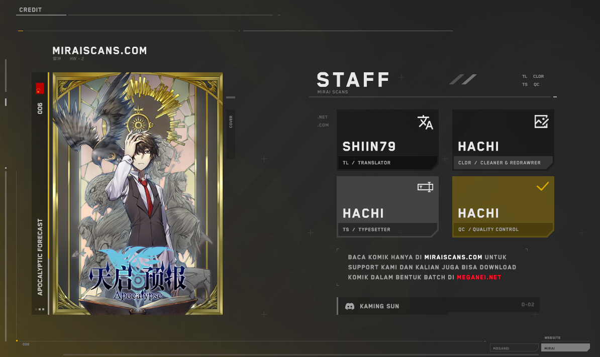 Apocalyptic Forecast Chapter 06 Bahasa Indonesia