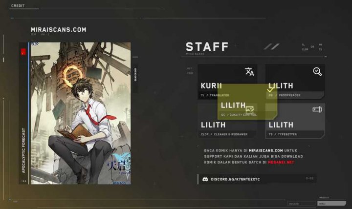 Apocalyptic Forecast Chapter 31 Bahasa Indonesia