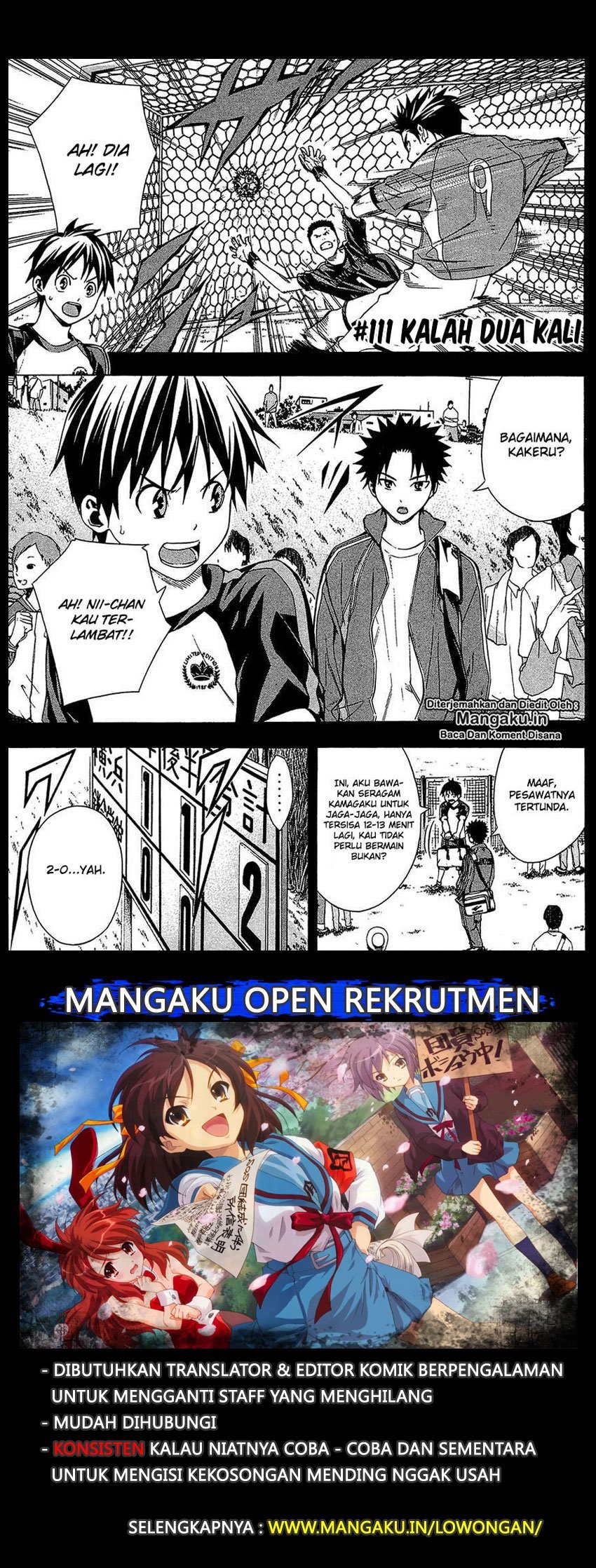 Area no Kishi Chapter 111 Bahasa Indonesia