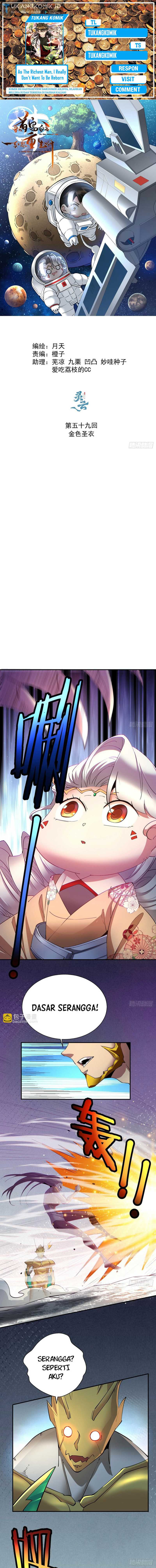 As The Richest Man, I Really Don’t Want To Be Reborn Chapter 59 Bahasa Indonesia