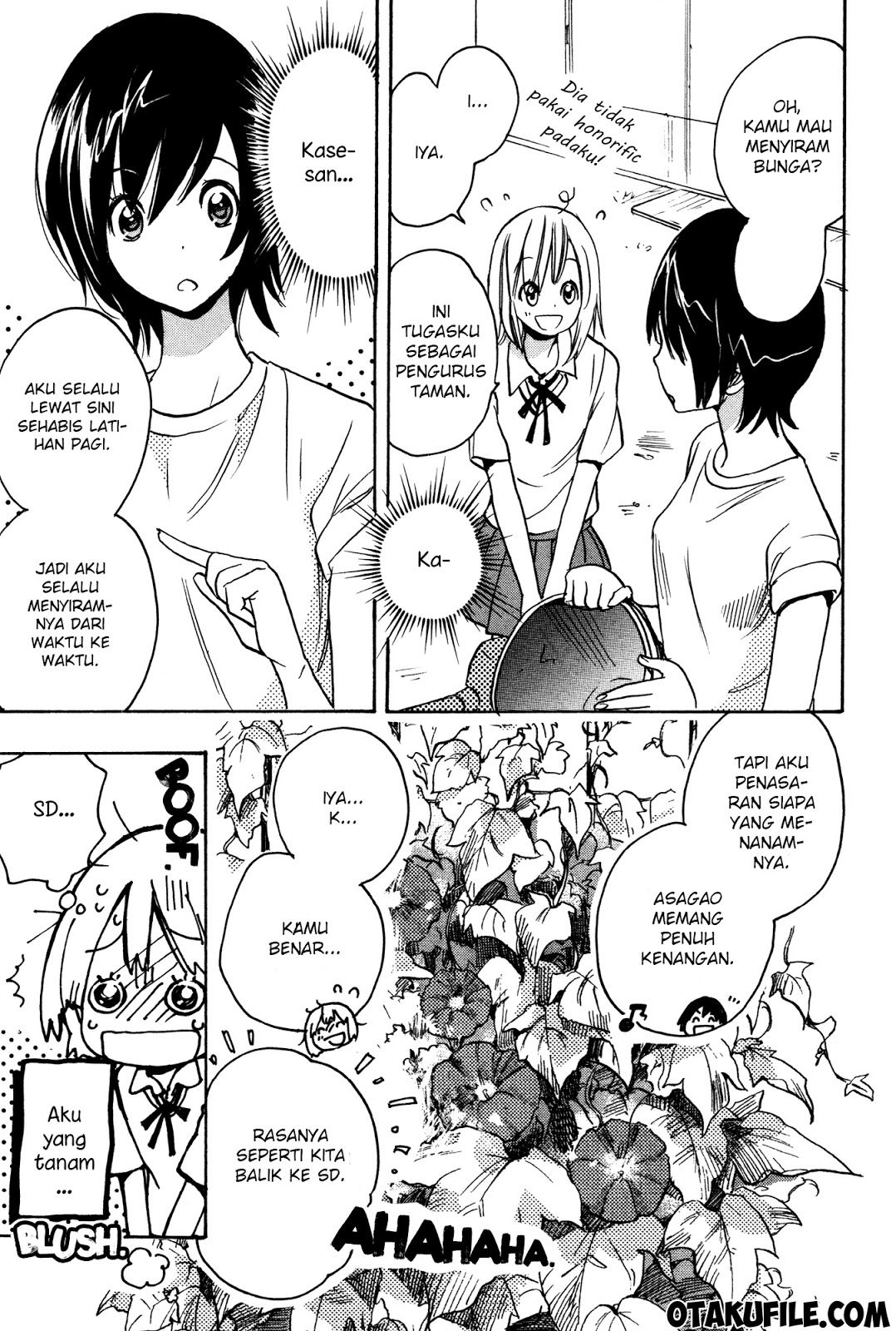 Asagao to Kase-san Chapter 01 Bahasa Indonesia